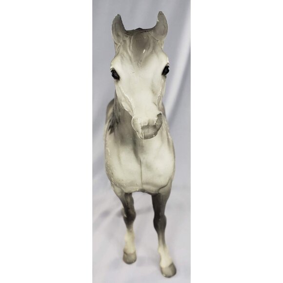 Breyer Horse Proud Arabian Mare Matte Dapple Grey #215 - Picture 2 of 12